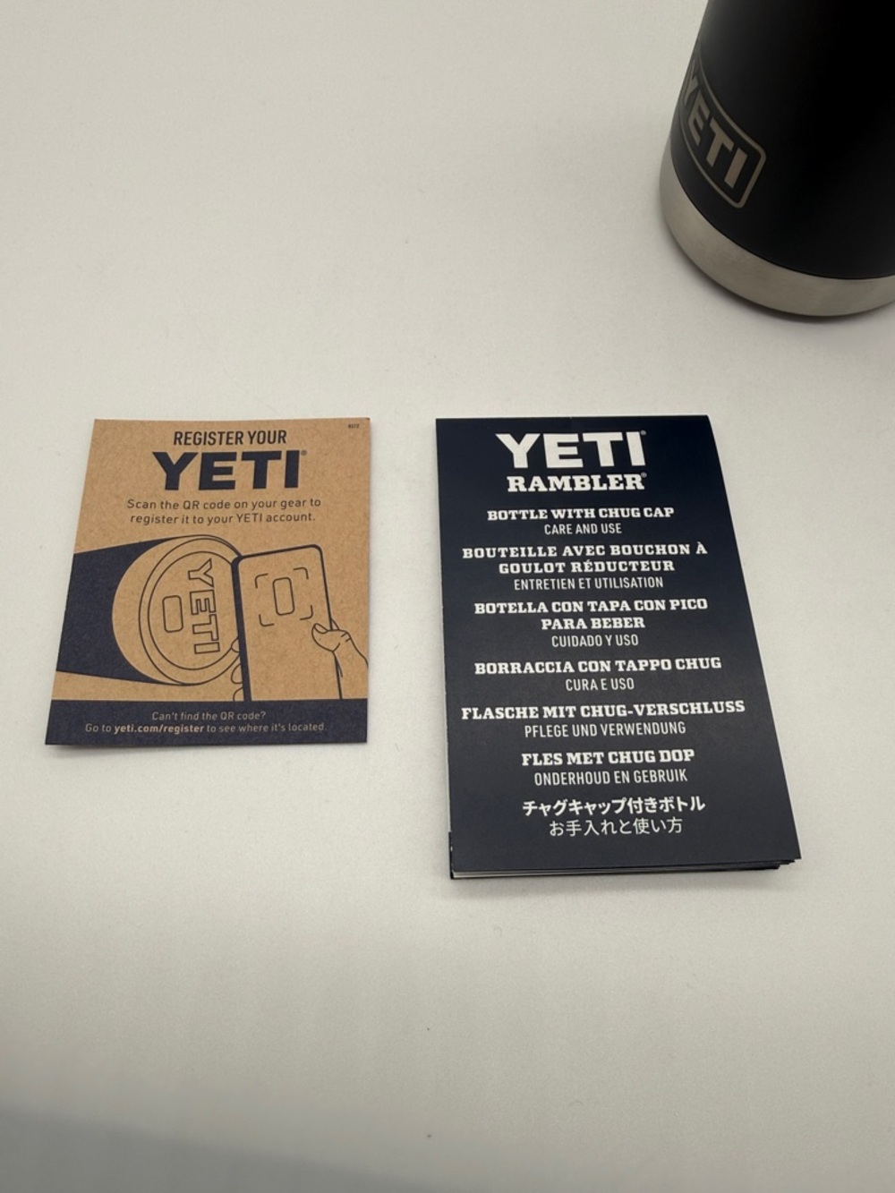 Yeti Black 18oz Rambler Water Bottle with Chug Cap - Picture 7 of 7